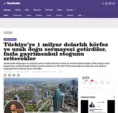 Türkiye’ye 1 milyar dolarlık Körfez ve Uzak Doğu sermayesi